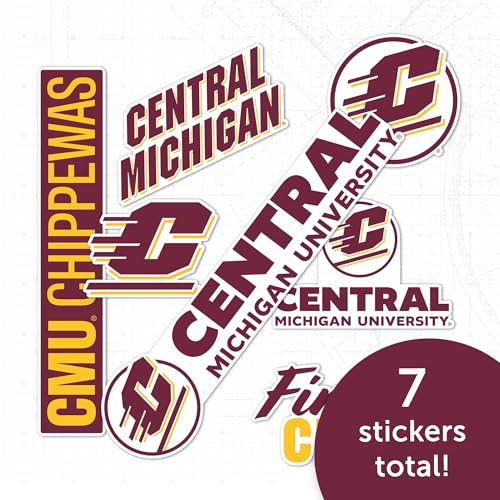 Central Michigan Chippewas Sticker - Official Vinyl Decal
