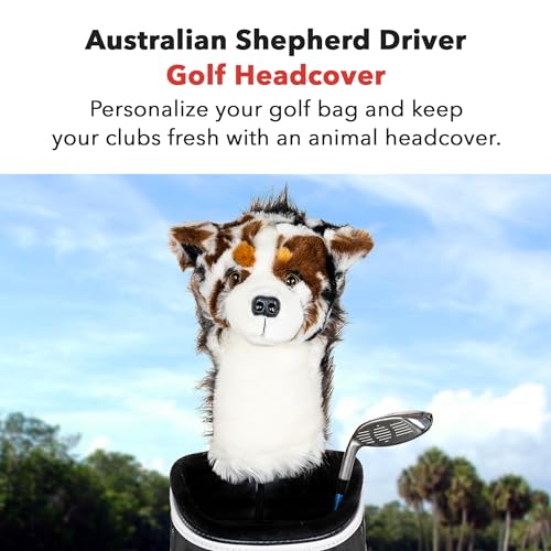 Daphne's Headcovers Australian Shepherd Driver Headcover - Premium Golf Club Cover