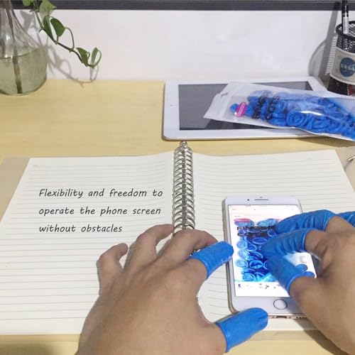 Medium Disposable Nitrile Finger Cots, Anti-Static Non-allergenic