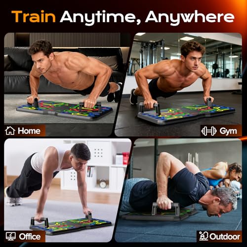 Extra Large Push Up Board - 30-in-2 Portable Workout Set