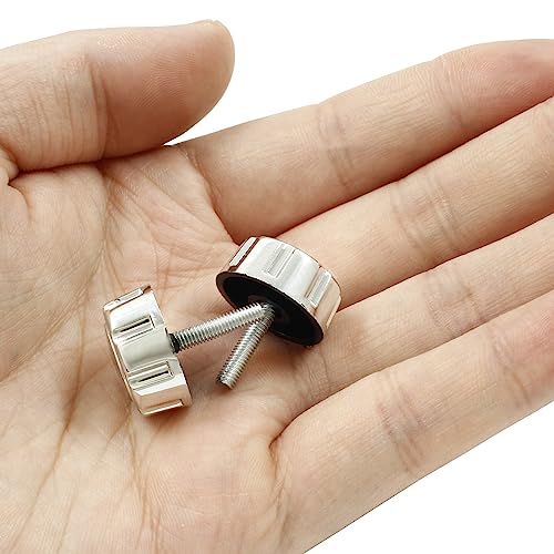 Fishing Reel Handle Screw Caps - 5Pcs Silver Fishing Knobs
