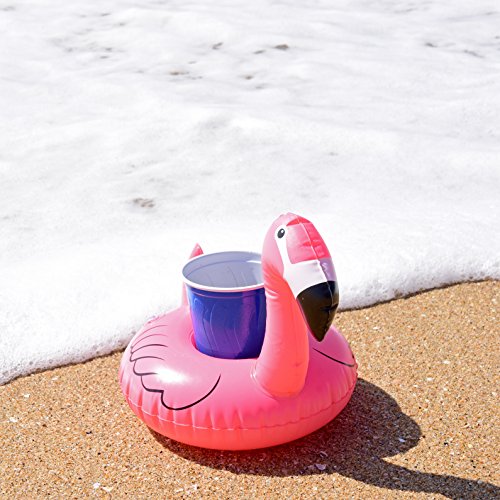 Flamingo Inflatable Drink Holders - 3 Pack Floatmingo
