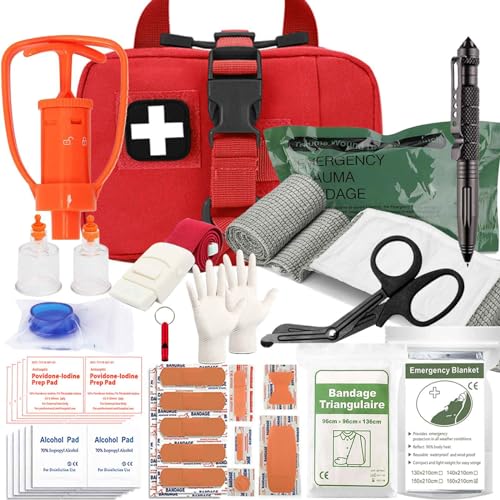 Tactical IFAK Trauma Kit - Emergency First Aid Supplies for Outdoor