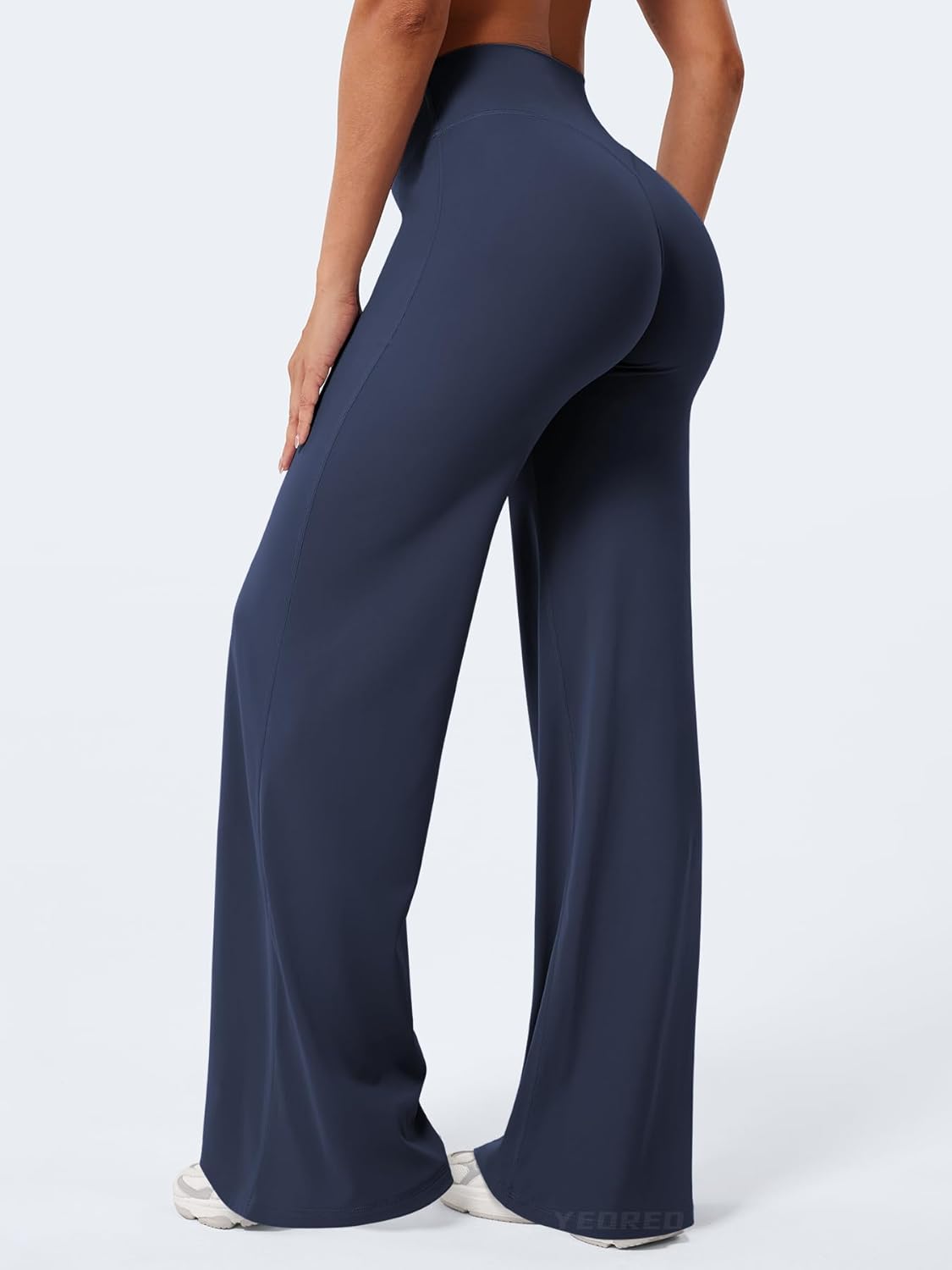 YEOREO High Waist Workout Leggings - No Front Seam, Buttery Soft Gym & Yoga Pants | 29" - 35" Sizes