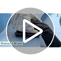 Inflatable Seat Cushion - Portable Grey Stadium Pad for Camping, Travel, Office