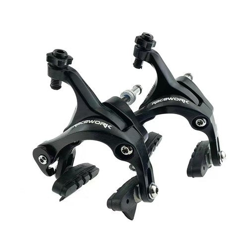 Cyclesavvy Double Pivot Road Bike Brakes - Aluminum Side Pull Caliper Set for Front and Rear,Rim Brakes for 700x28C Tires, Compatible with Standard Bike Brakes Specifications