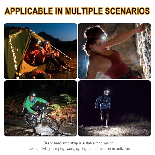 Headlamp Strap Replacement Band - Durable and Adjustable