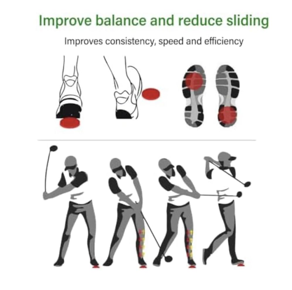 Swing Minder Golf Swing Accelerators (Set of 2) | Ground Force Golf Training Aid to Boost Clubhead Speed, Balance & Power | Improve Swing Stability & Distance