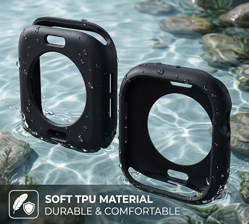 Slim Bumper Case for Apple Watch Series SE/6/5/4 - 40mm Black