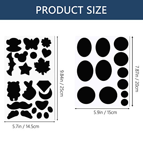 Self-Adhesive Nylon Repair Patching Kit - Black, 8 Pcs
