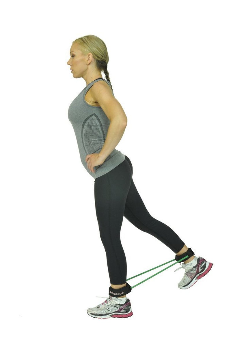 Ripcords Legcords Resistance Exercise Bands: Green Leg Cord