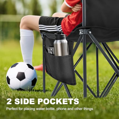 6-Seat Portable Soccer Bench with Back Rest & Carry Bag