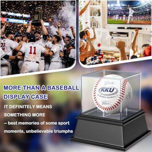 Acrylic Baseball Display Case - Dustproof UV Protected - 1 Pack