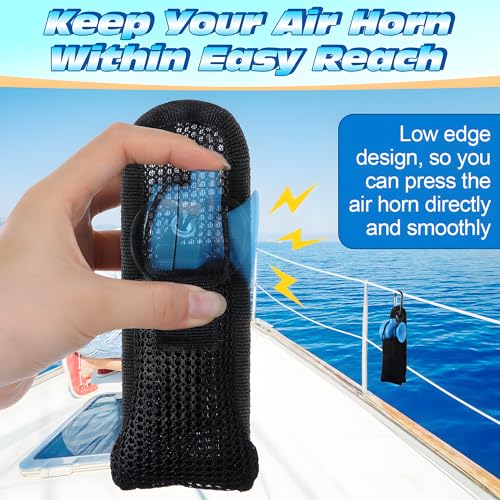 Air Horn Holder for 1.4oz Canisters - Durable Outdoor Holster with Belt Loop