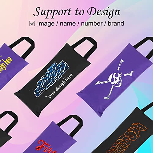 Yoga Sandbag Set - Unfilled Weighted Bags for Fitness - Black