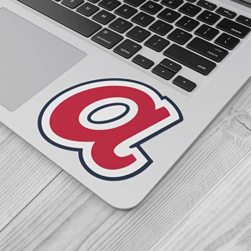 Atlanta City Baseball Logo Vinyl Decal - 4x5 Inch Weather-Resistant Sticker