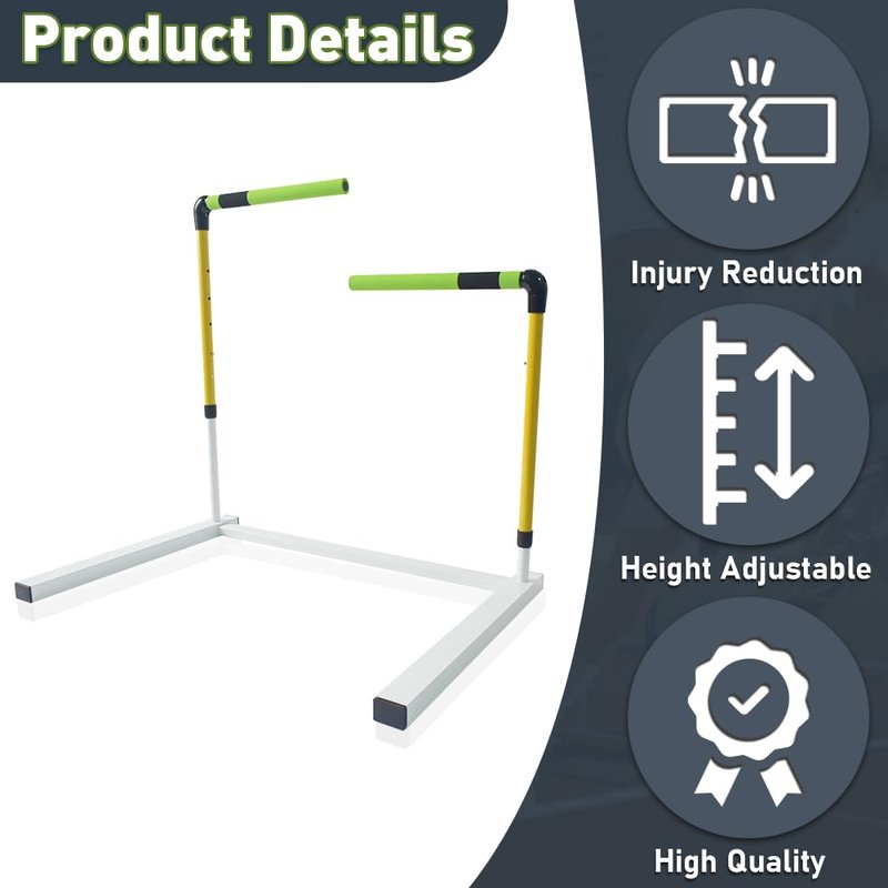 Morimoe Adjustable Height Training Hurdle Newly Upgraded Injury-Reducing Track & Field Hurdles for Athletes & Adults (1)