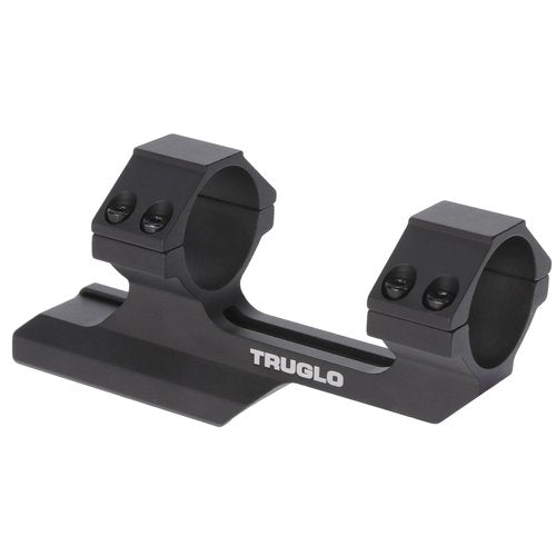 TRUGLO Tactical Hunting Shooting Versatile Durable One-Piece Picatinny Style Scope Mount with Rings - 30 mm