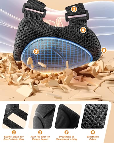 Kids Bike Helmet Set with Knee and Elbow Pads - Black, Ages 2-8