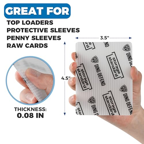 Premium Plastic Trading Card Protectors - 110 Pack - 3.5" x 4.5"