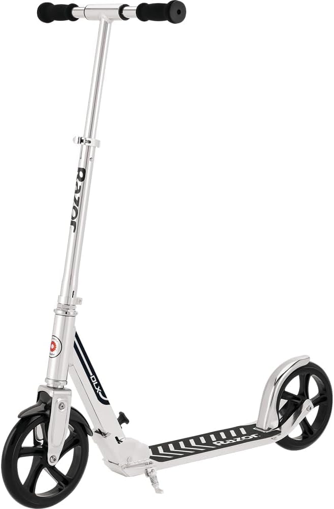 Razor A5 DLX Kick Scooter for Kids 8+ | Foldable Design, 8" Urethane Wheels, Supports Up to 220 lbs