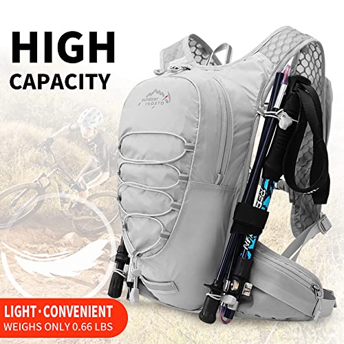 Running Hydration Vest - Ergonomic Water Backpack 3L - Grey