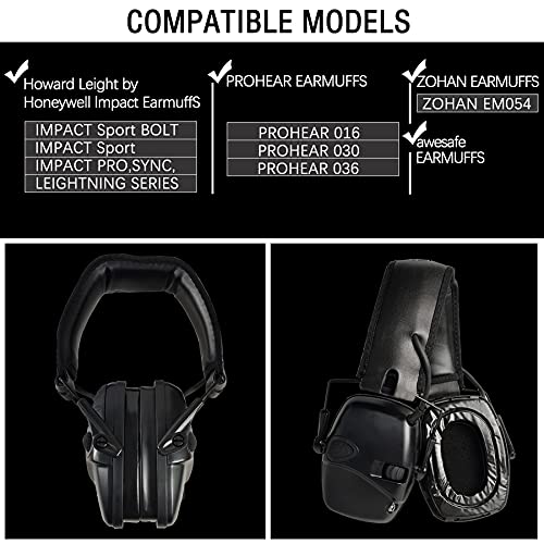 Gel Ear Pads for Howard Leight Earmuffs - 1 Pack