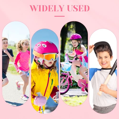 Haysandy 4 Pcs Kids Ankle Brace Support, Pink, 5-10 Years