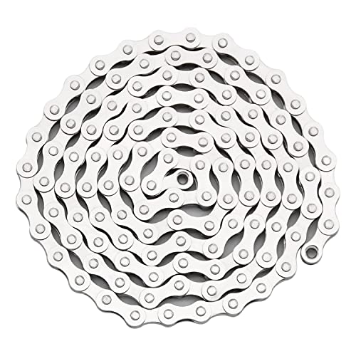 Single Speed Bike Chain - 114 Links, 1/2 x 1/8 Inch - 1 Set