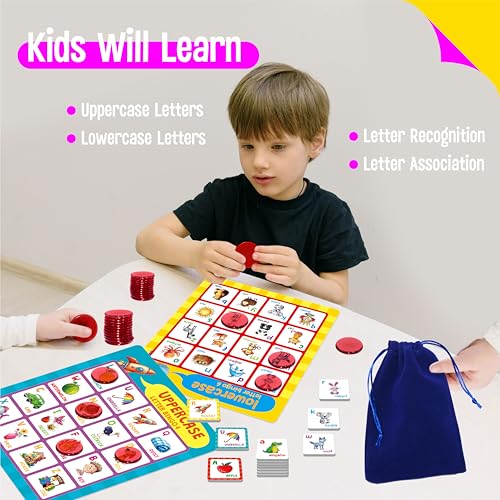 Alphabet Bingo Game - Educational ABC Letter Learning for Kids
