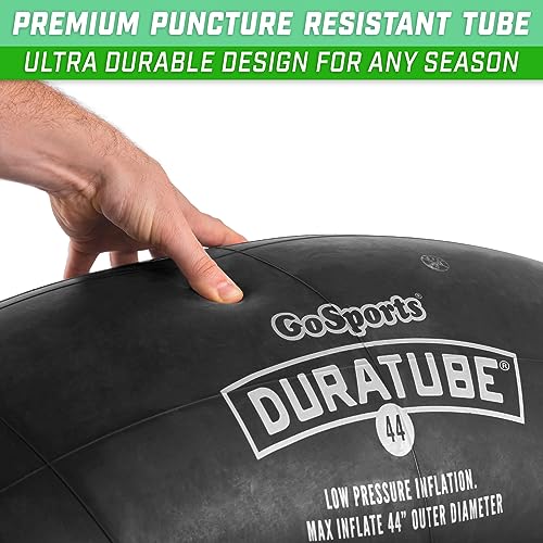 Heavy-Duty 44 Inch Tire Tube for Snow & Water Recreation - Black