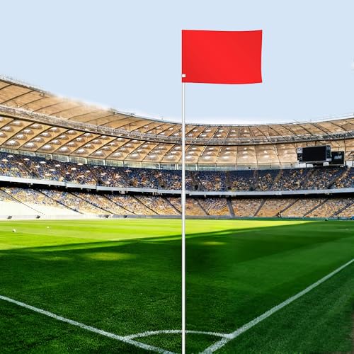 67" Soccer Corner Flag Set - 12 Pack with Carry Bag