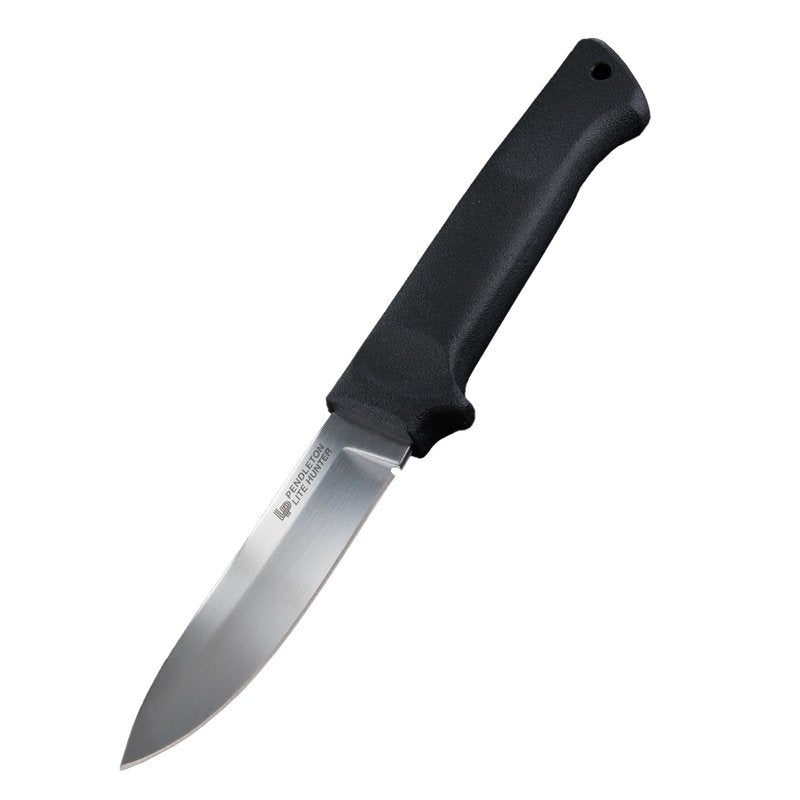 Cold Steel Pendleton Lite Hunter 3-5/8" German 4116 Stainless Steel Drop Point Fixed Blade Outdoor Camping Game Hunting Knife | Ergonomic High-Impact Handle, Weather-Resistant Secure-Ex Sheath
