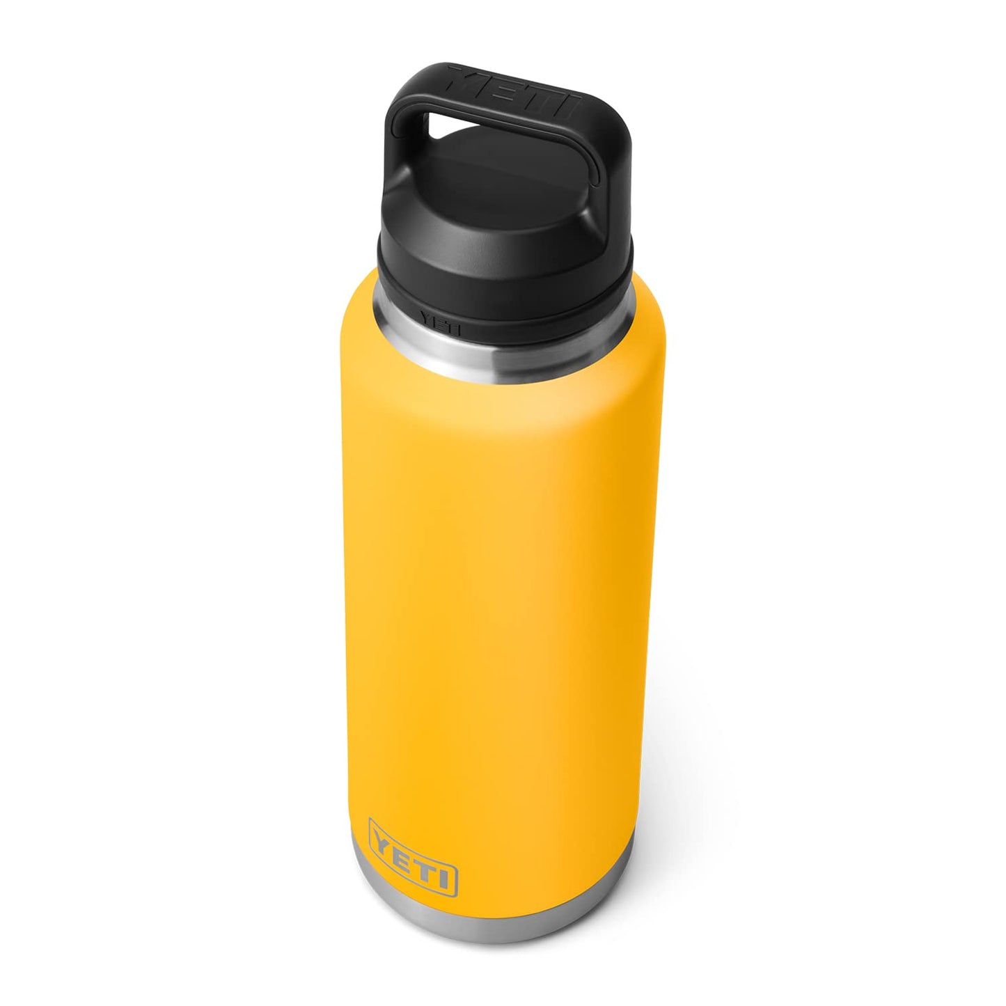 YETI Rambler 46 oz Bottle, Leakproof, Vacuum Insulated, Stainless Steel with Chug Cap, Black