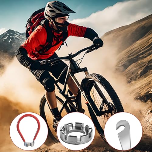 8-Way Bicycle Spoke Wrench Tool Set for Wheel Maintenance