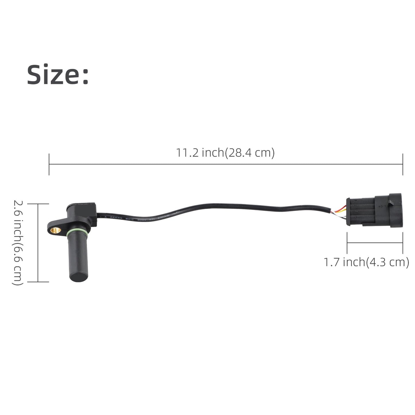 Roykaw Golf Cart Speed Sensor Kit Compatible with EZGO RXV 2008-up Gas & Electric, Provide Stable Output, Replace OEM# 614252