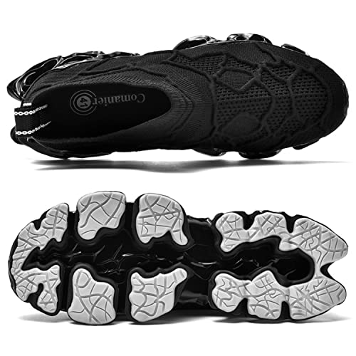 Poramea Mens Slip on Loafers Walking Tennis Shoes Laceless Running