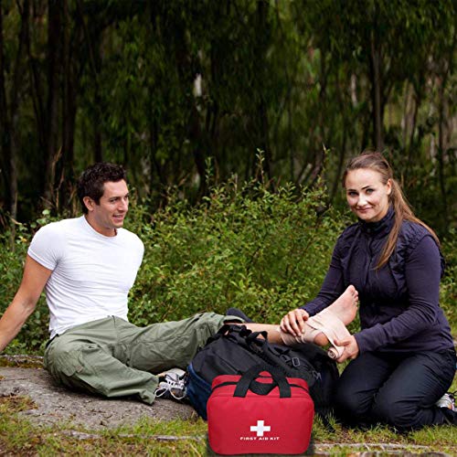 Empty First Aid Kit Bag - Waterproof Nylon Emergency Pouch