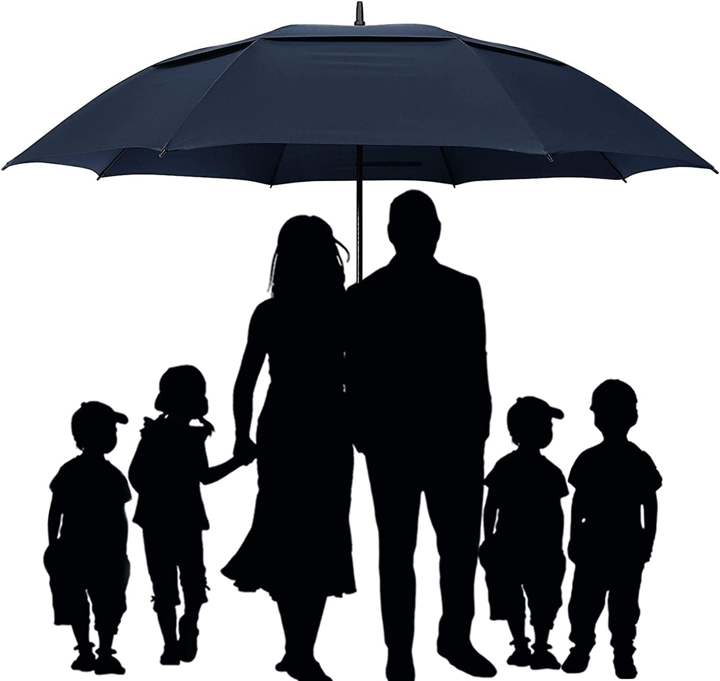 SIEPASA Golf Umbrella - Large 62/68/72 Inch Automatic Open | Windproof, Waterproof Double Canopy Design