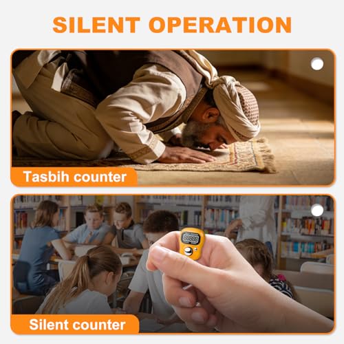 Electronic Finger Clicker Counter 5-Digit LCD Hand Tally for