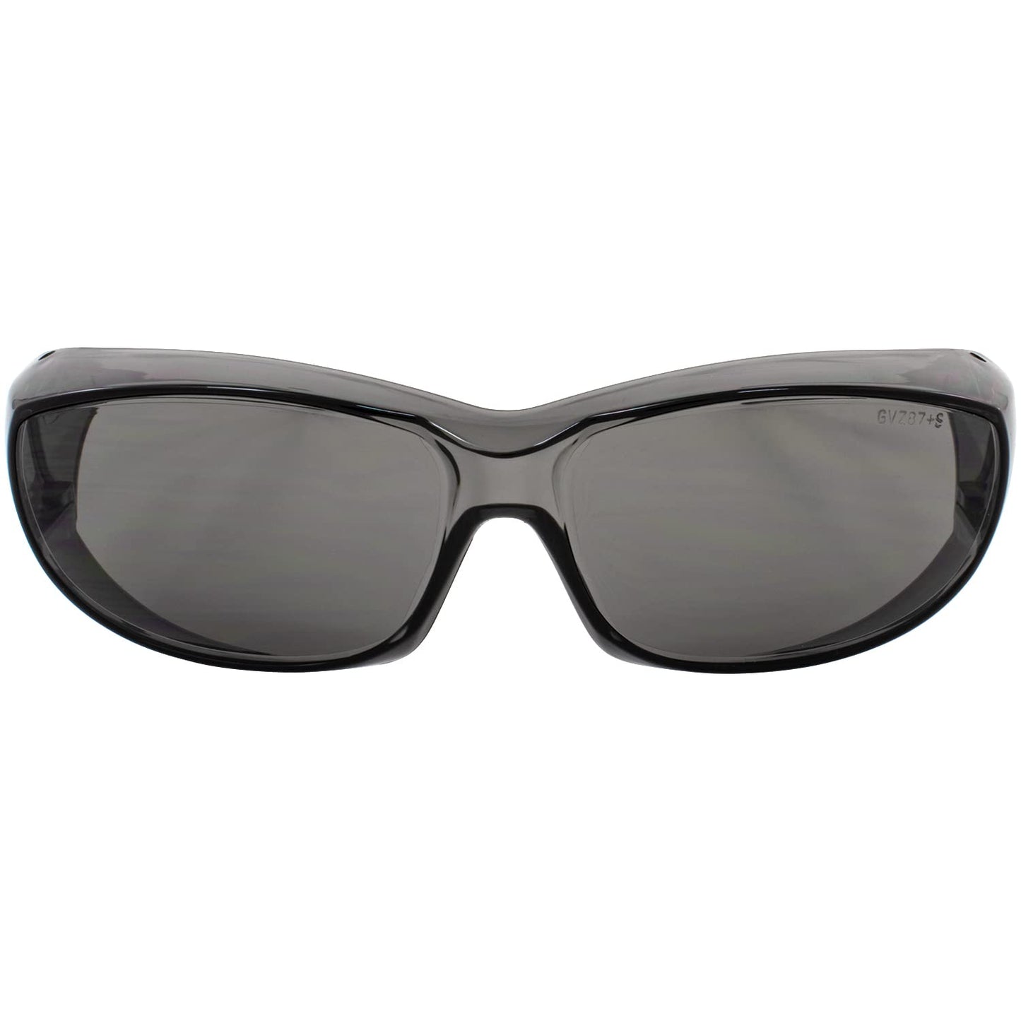 Global Vision Eyewear Oversite Series Fit-Over OTG Safety Glasses Smoke Lens & Frame