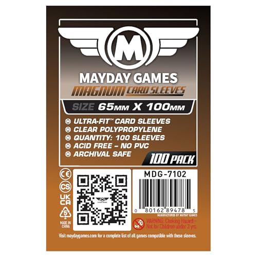 100 Clear Card Sleeves for 65x100mm Cards - Premium Protection