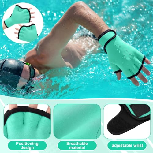 Full Body Aqua Workout Kit - 6 Pcs Water Aerobics Set - Cyan 1lb