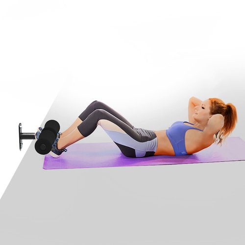 WYGVNR Wall Mounted Sit Up Bar Sit-ups Foot Holder, Sit Up Exercise bar, Nordic Hamstring Curl, Sit Up Assistant Device Abdominal Core Workout