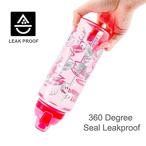 30oz Glitter Flamingo Water Bottle for Women & Girls