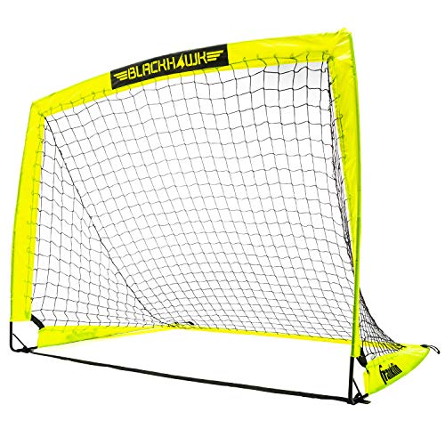 Portable Pop Up Soccer Goal for Youth & Adults - Blackhawk