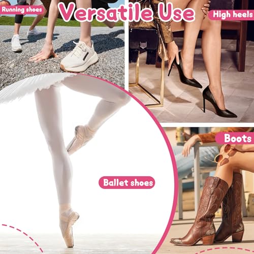 4-Pair Toe Pads for Pointe Shoes - Cotton & Silicone Set