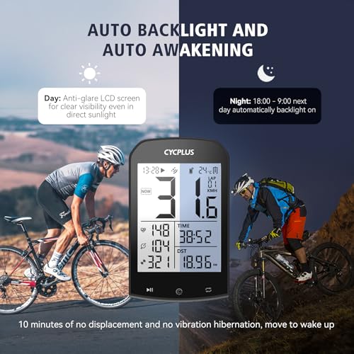 GPS Wireless Bike Computer with 2.9" LCD Screen - M1+Z1+C3