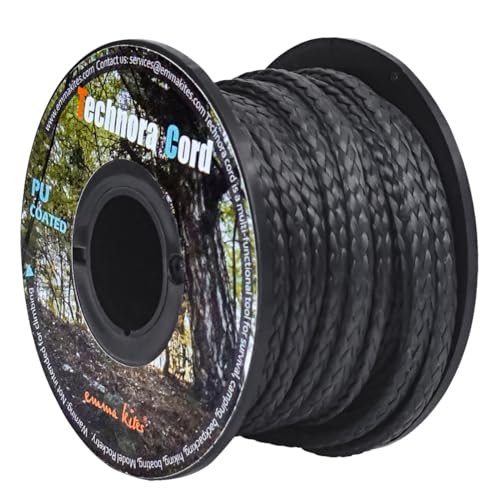 Technora Braided Cord 0.7mm PU Coating - 150Lb 30Ft