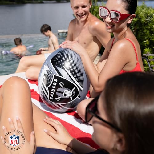 18” Inflatable Football - Las Vegas Raiders Beach Ball